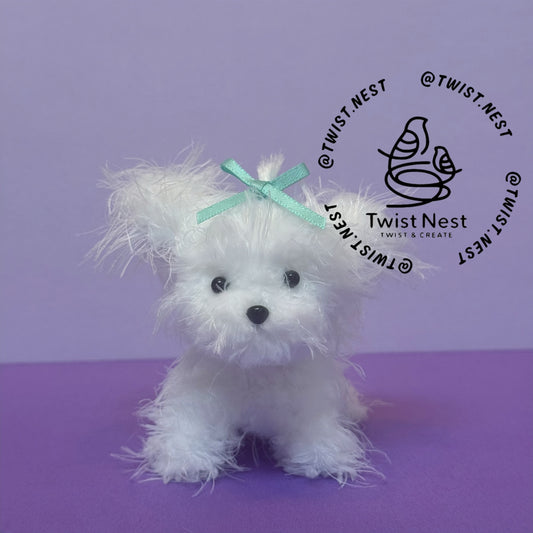 Maltese Puppy DIY Kit  - Twist Stick by Twist Nest