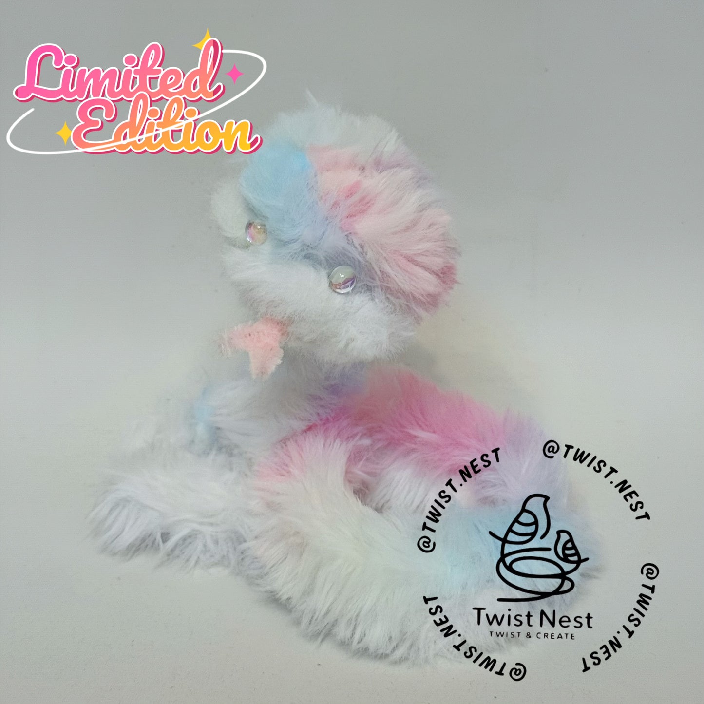Twisty Snake DIY Kit – Dreamy Pink-Blue (2025 Limited Edition) | Twist Stick by Twist Nest 🐍