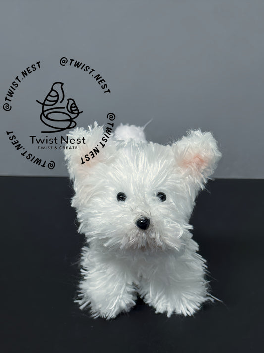 West Highland Terrier Puppy DIY Kit  - Twist Stick by Twist Nest